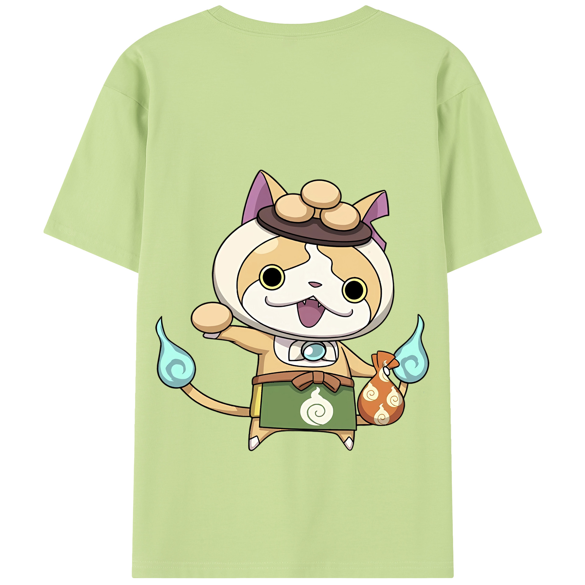 （画像用） 妖怪ウォッチ Yo-kai Watch 綿100％半袖Tシャツ（背面プリント）